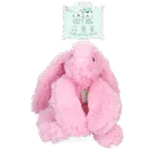 Jucărie de pluș pentru câini, în formă de iepure, cu bătăi ale inimii și săculeț care poate fi încălzit, Roz, 30 x 20 cm – Cozy Dog Bunny