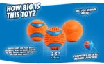 Minge pentru câini din cauciuc natural, cu săritură, L 7 cm – Chuckit! Fetch Ball - imagine 4