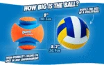 Minge de fotbal pentru câini, cu adâncituri din cauciuc, Ø 14 cm – Chuckit! Kick Fetch Dog S - imagine 4