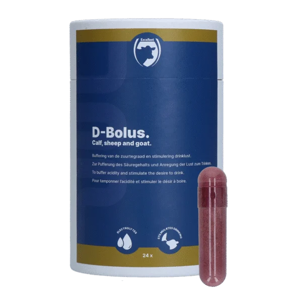 Bolus cu bicarbonat pentru viței, 24 de bucăți – Excellent D-Bolus