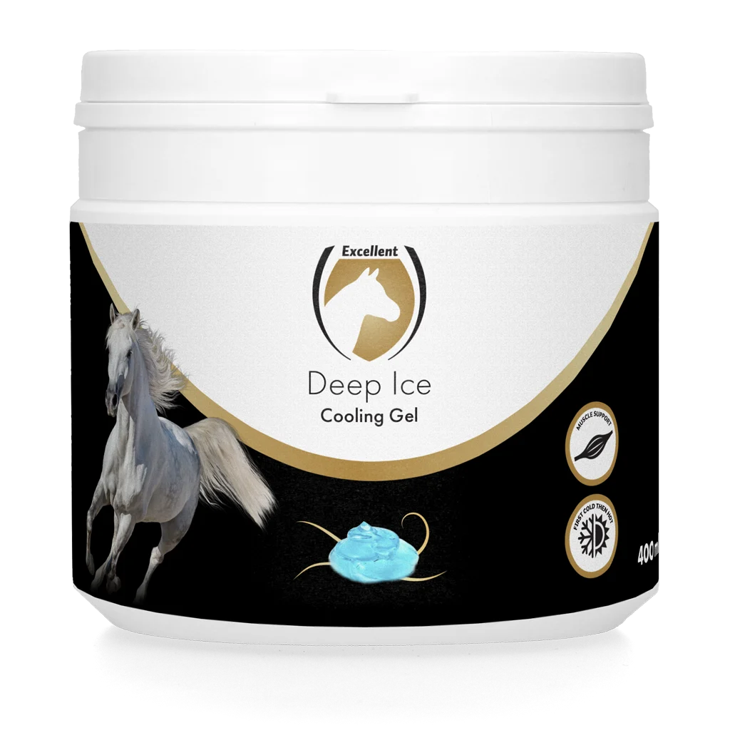 Gel răcoritor pentru cai după efort, 400 ml – Excellent Horse Deep Ice Cooling Gel - imagine 1
