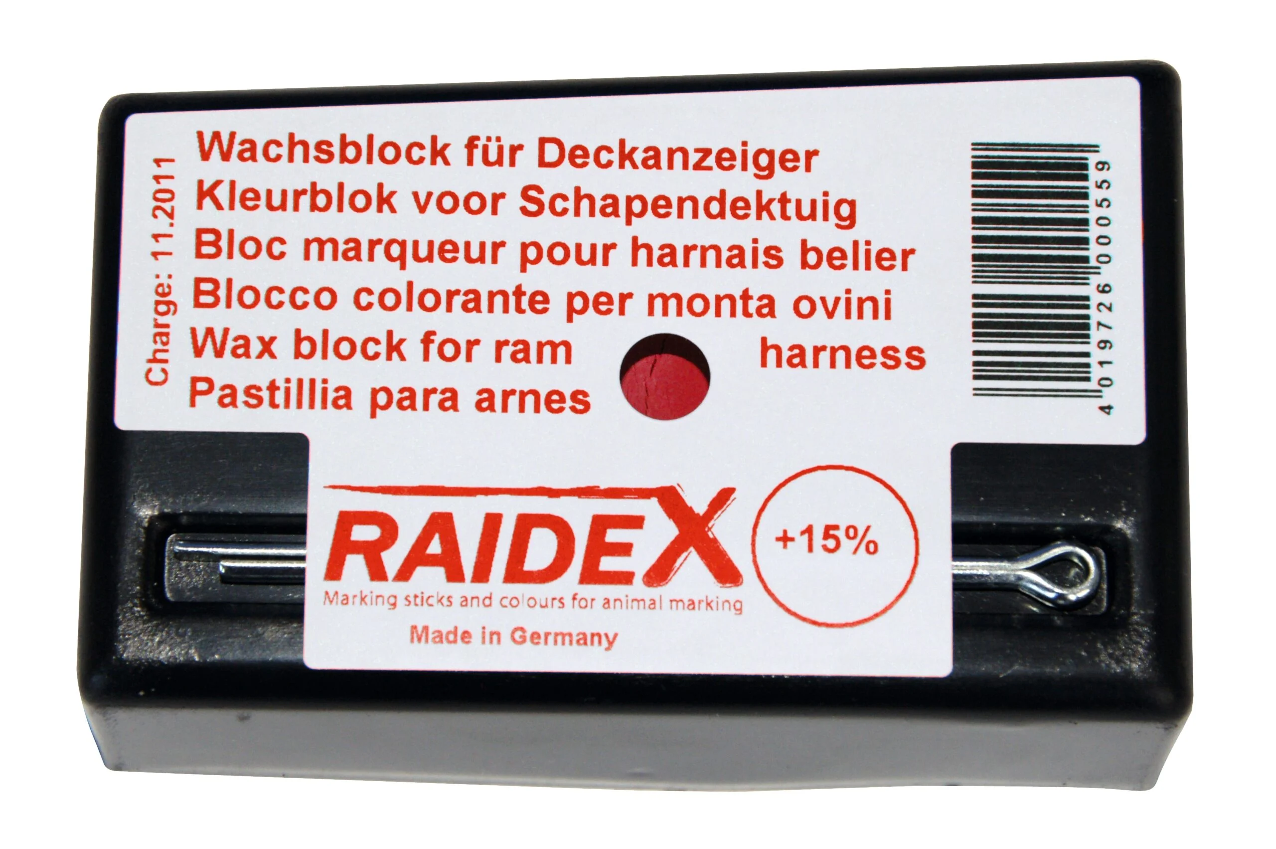 Bloc de marcare pentru orice tip de vreme, roșu – Raidex - imagine 1