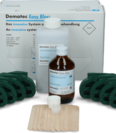 Sistem pentru îngrijirea ongloanelor, pentru 12 tratamente – Demotec Easy Bloc
