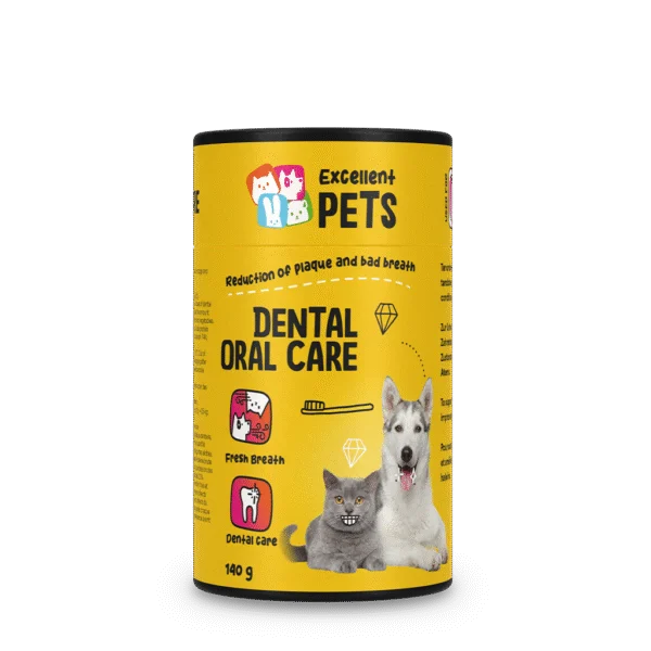 Pulbere pentru dinți pentru câini și pisici, 140 g – Excellent Pets Dental Oral Care
