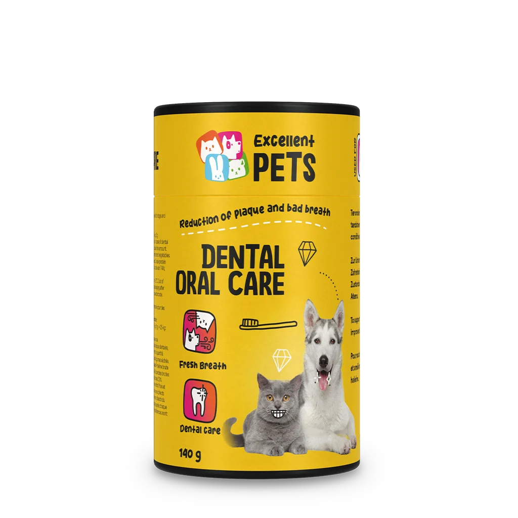 Pulbere pentru dinți pentru câini și pisici, 140 g – Excellent Pets Dental Oral Care - imagine 1