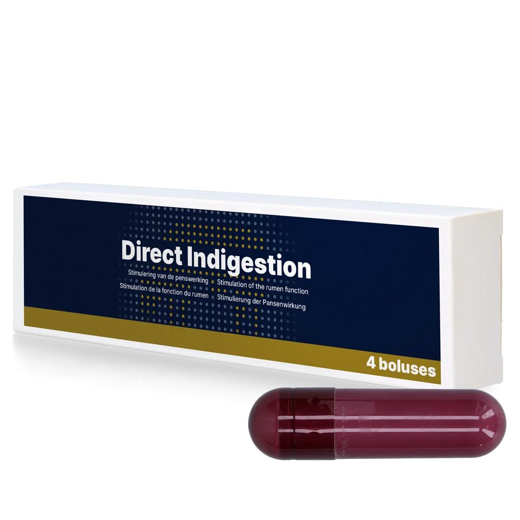 Bolus pentru rumegare la bovine adulte, 4 x 76 g – Direct Bolus Indigestion - imagine 1