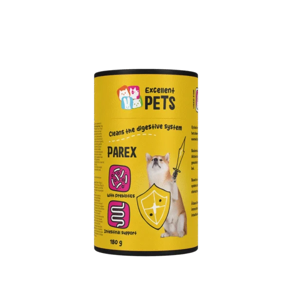 Supliment pentru câini cu prebiotice, sub formă de granule, 180 g – Excellent Pets Dog Parex