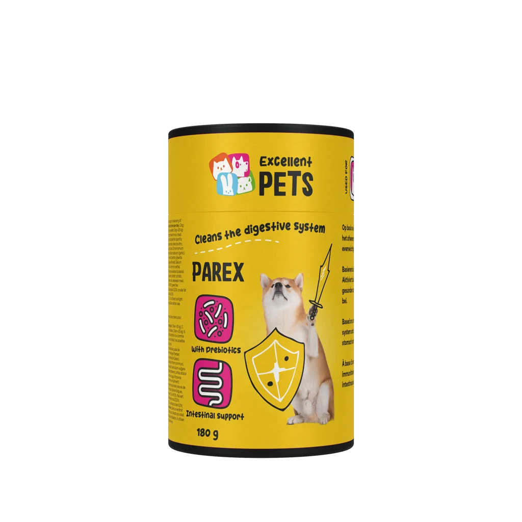 Supliment pentru câini cu prebiotice, sub formă de granule, 180 g – Excellent Pets Dog Parex - imagine 1