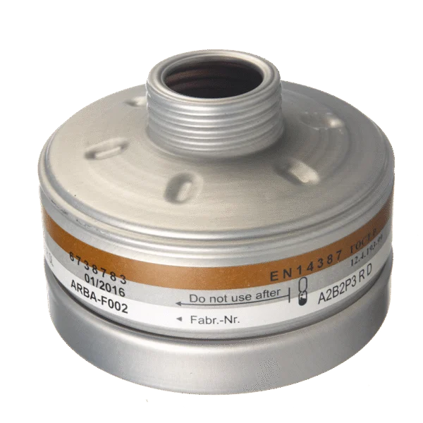 Filtru pentru mască A2B2-P3 cu racord filetat RD40 – Filtru Dräger RD 40 A2B2-P3