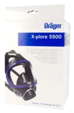 Mască integrală cu racord tip baionetă pentru două filtre, fără filtre – Dräger X-plore 5500 - imagine 3
