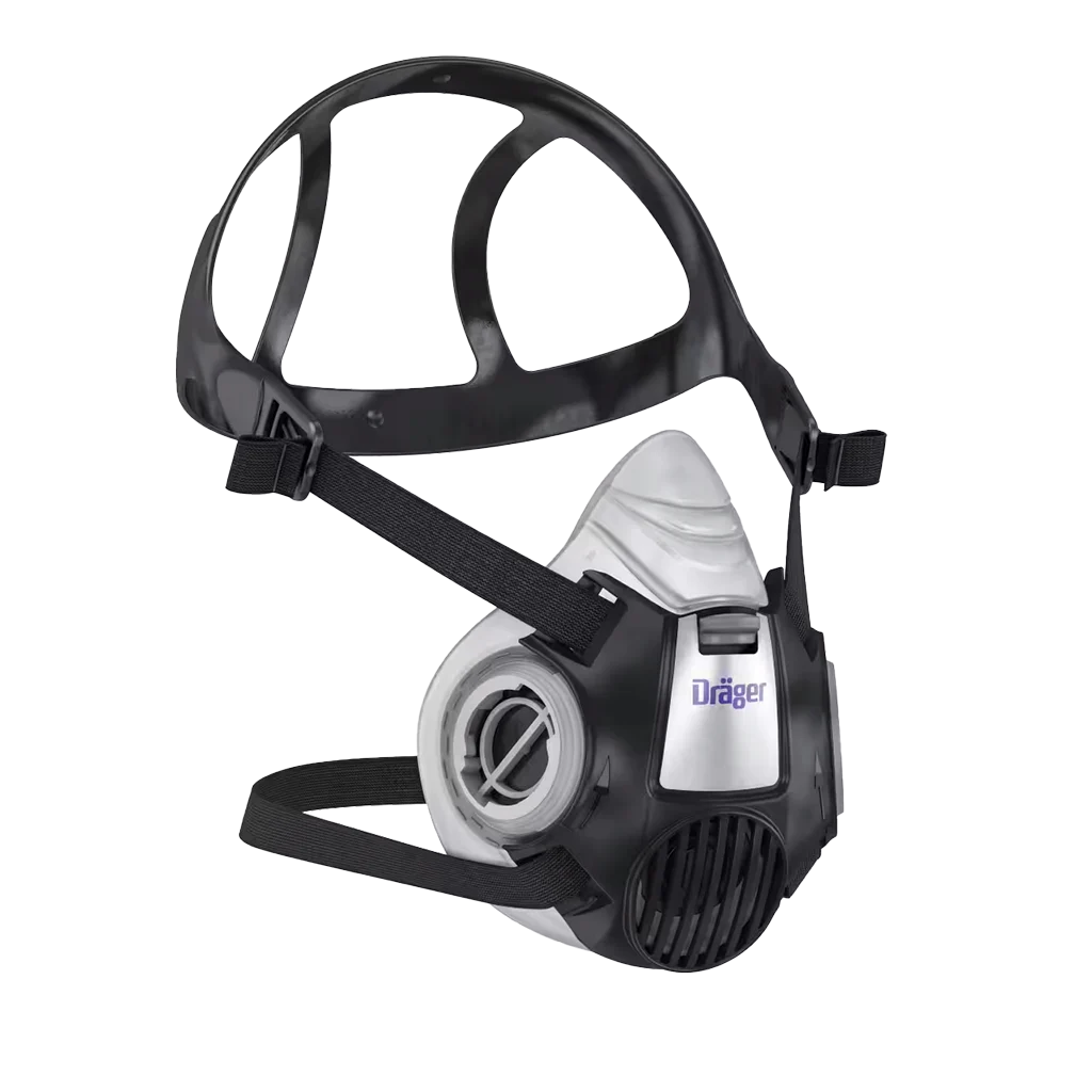 Semimască cu corp din silicon și conexiune tip baionetă, M – Dräger X-plore 3300 - imagine 1