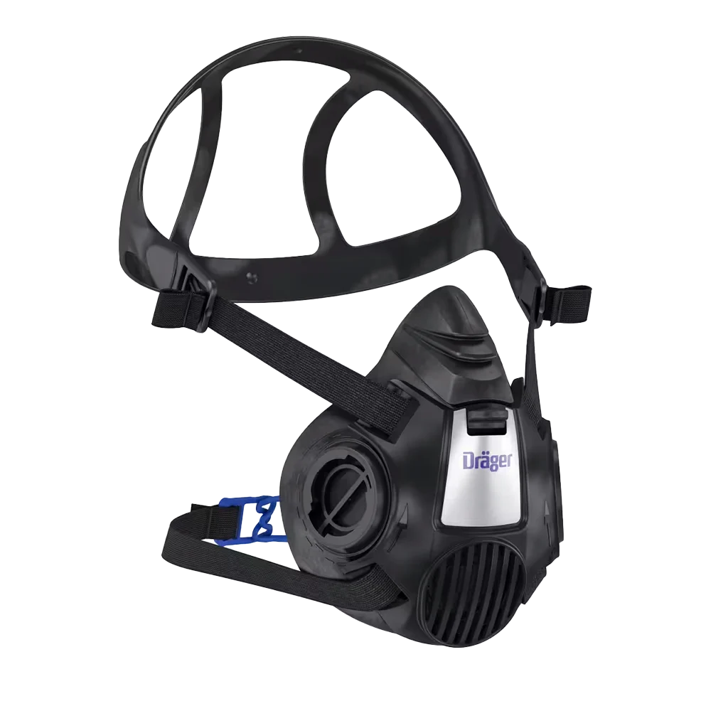 Mască semifață cu DrägerFlex și racord cu baionetă, M – Dräger X-plore 3500 - imagine 1