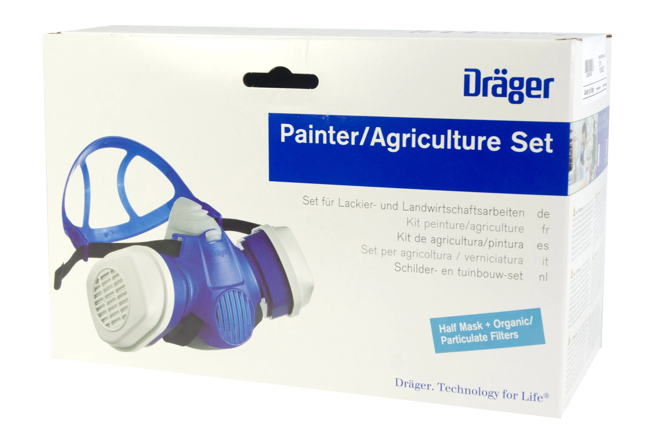 Semimască cu 2 filtre A2-P3, M – Dräger X-plore 3300 Combiset A2-P3 - imagine 2