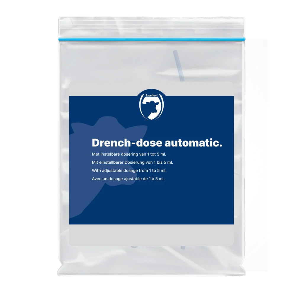 Dozator pentru administrarea orală a lichidelor la viței, purcei și miei, reglabil de la 1 la 5 ml – Excellent Drench-Dose Automatic - imagine 2