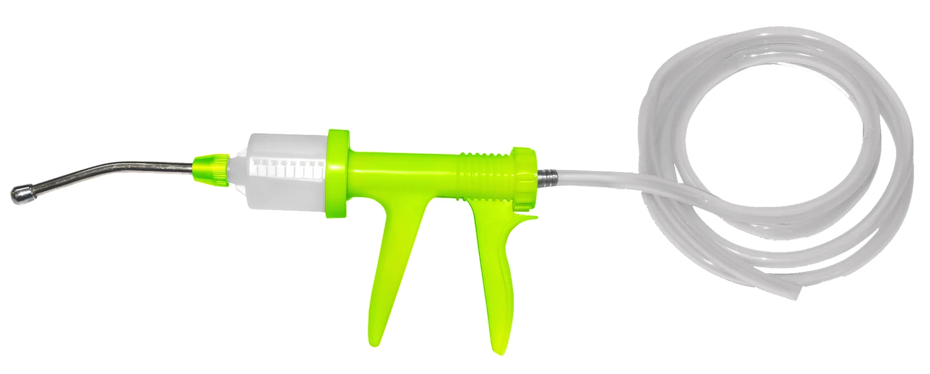 Pistol automat de administrare orală cu cap de 12 cm, 80 ml – Hofman Animal Care Drench-gun Automatic - imagine 1