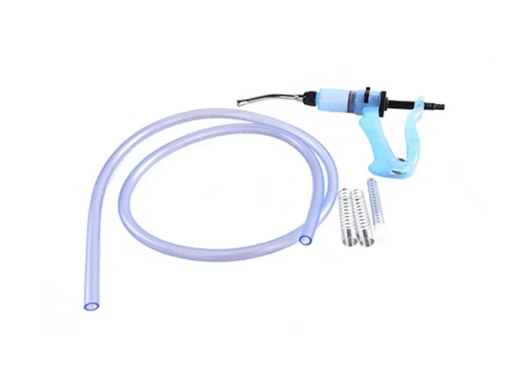 Seringă pentru administrare orală la oi, 25 ml, cu duză metalică – NJ Philips Drenchgun - imagine 2