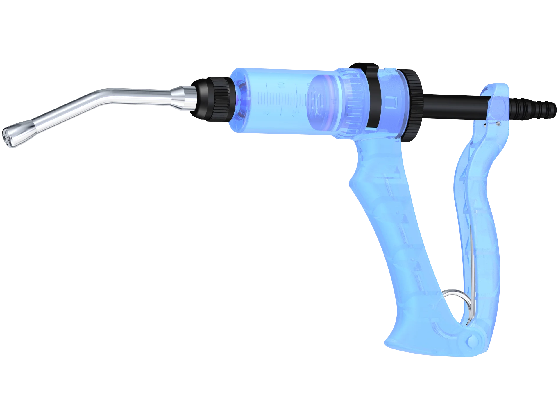 Seringă pentru administrare orală la oi, 25 ml, cu duză metalică – NJ Philips Drenchgun - imagine 1