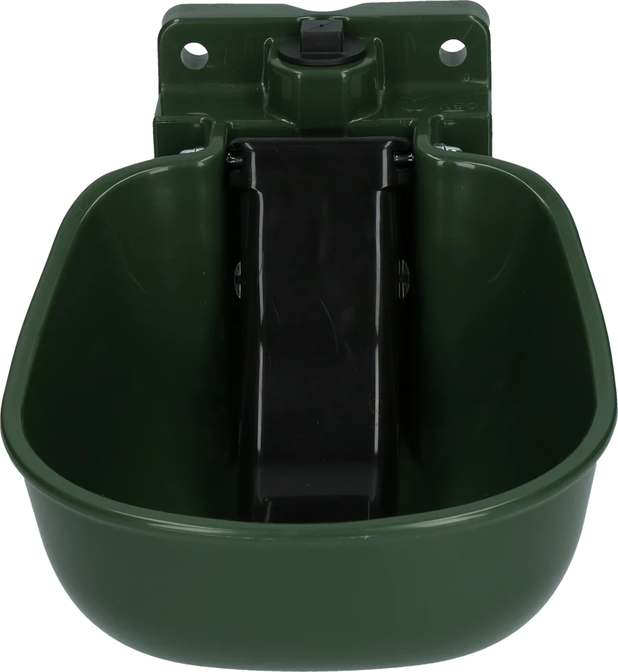Adăpătoare KS cu clapetă pentru cai și bovine, verde - imagine 1