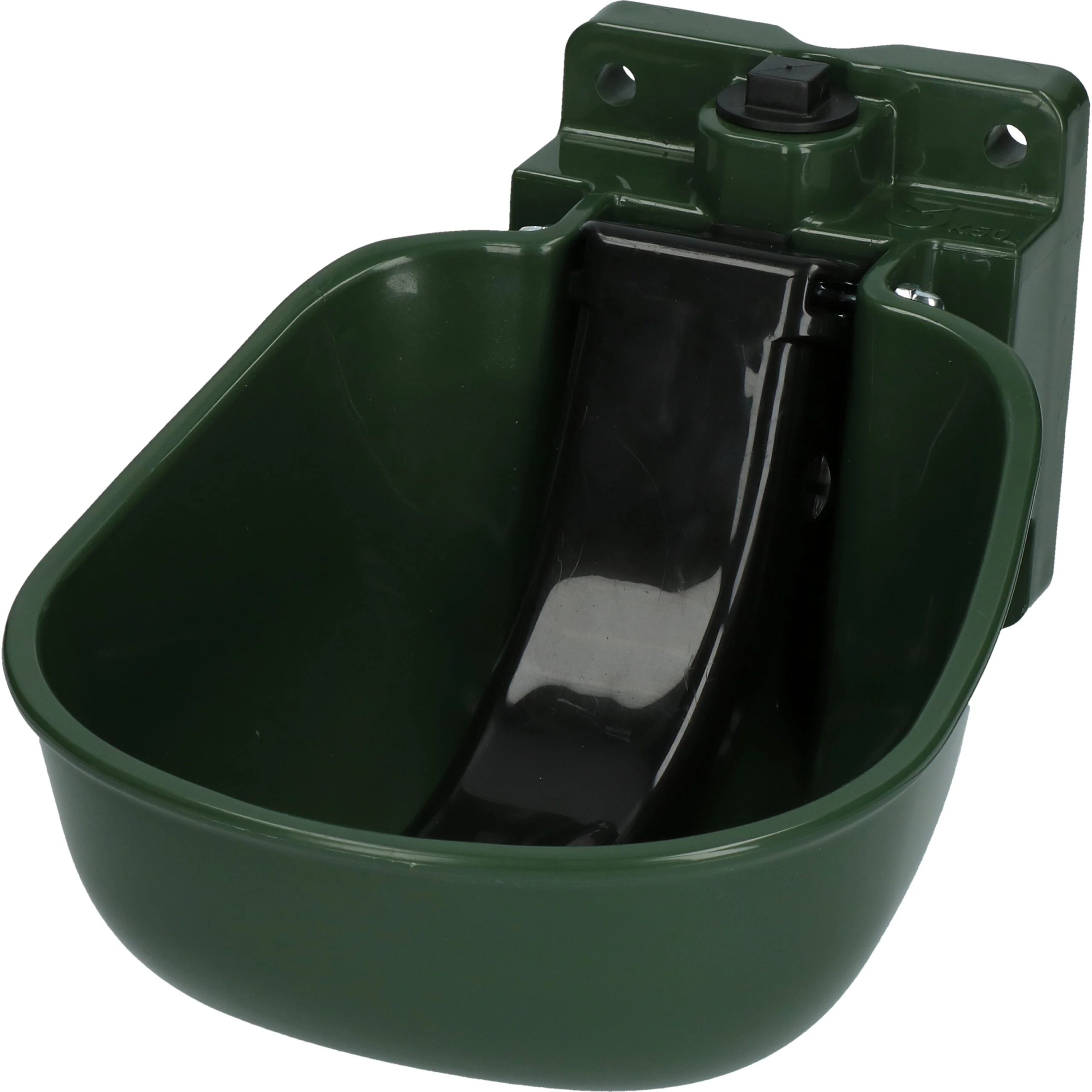 Adăpătoare KS cu clapetă pentru cai și bovine, verde - imagine 2