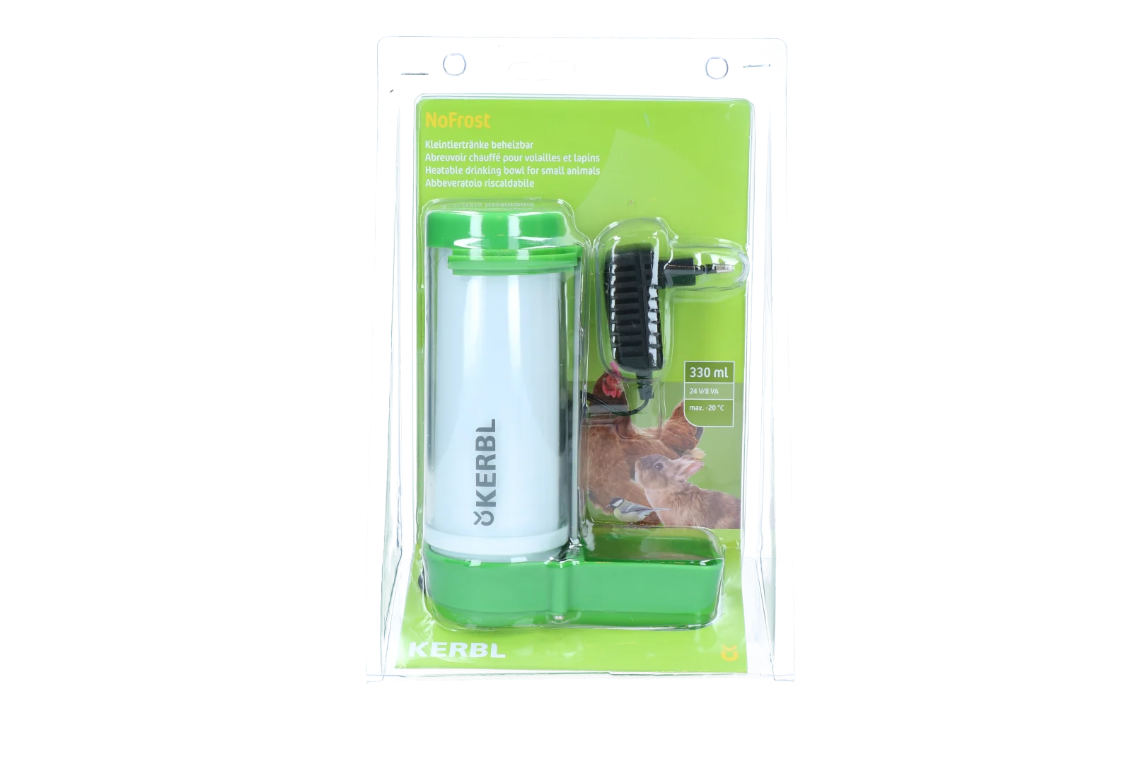 Adăpătoare încălzită pentru animale mici, 330 ml, 8 W – Kerbl NoFrost - imagine 3