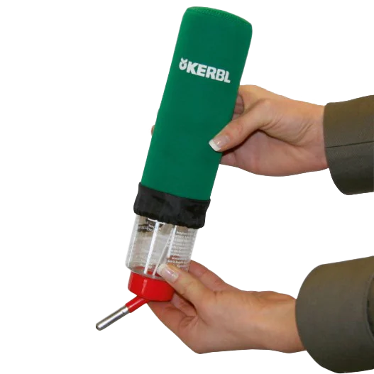 Husă termoizolantă pentru sticlă de adăpare cu șnur, 320 ml – Kerbl - imagine 3