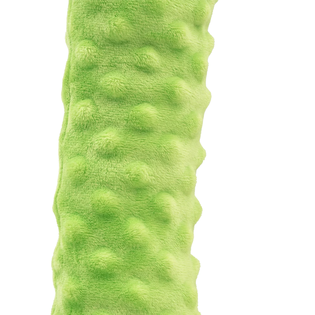 Jucărie mare de pluș pentru câini, cu 3 piuitoare, verde, 150 cm – Dog Comets Invaders XXL - imagine 6