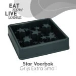Bol antiînfulecare pentru câini cu model cu stele, XS 14 cm, gri – Eat Slow Live Longer Star - imagine 2