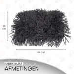 Covoraș de adulmecare pentru câini cu fâșii de material textil, gri, 44 x 28 cm – Eat Slow Live Longer Play Mat - imagine 6