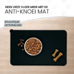 Covoraș din silicon pentru boluri, cu margine ridicată, M, 38 x 54 cm, gri – Eat Slow Live Longer Spill Mat - imagine 4