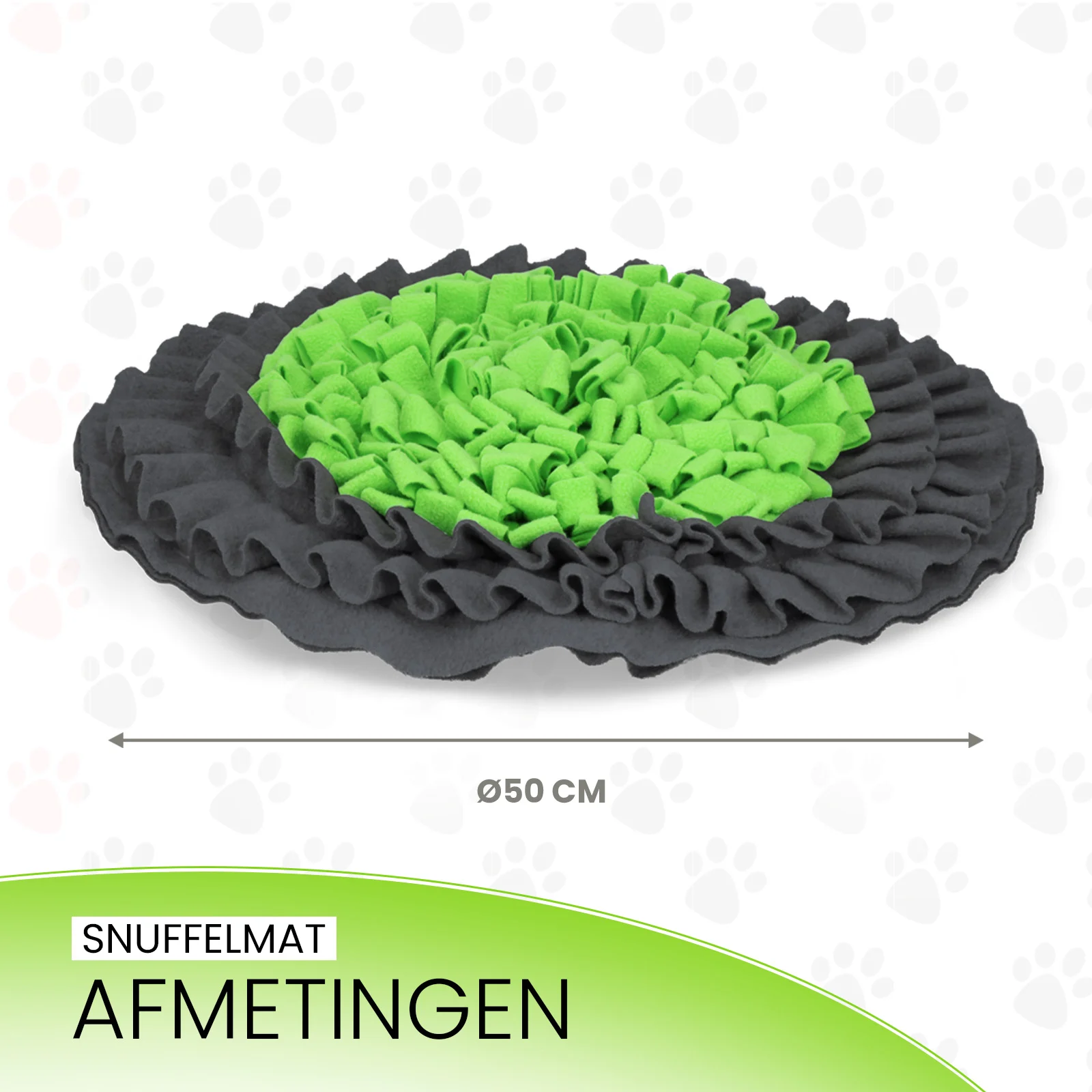 Covoraș de adulmecat cu șnur de strângere Ø 50 cm – Eat Slow Live Longer Snuffle Mat - imagine 5