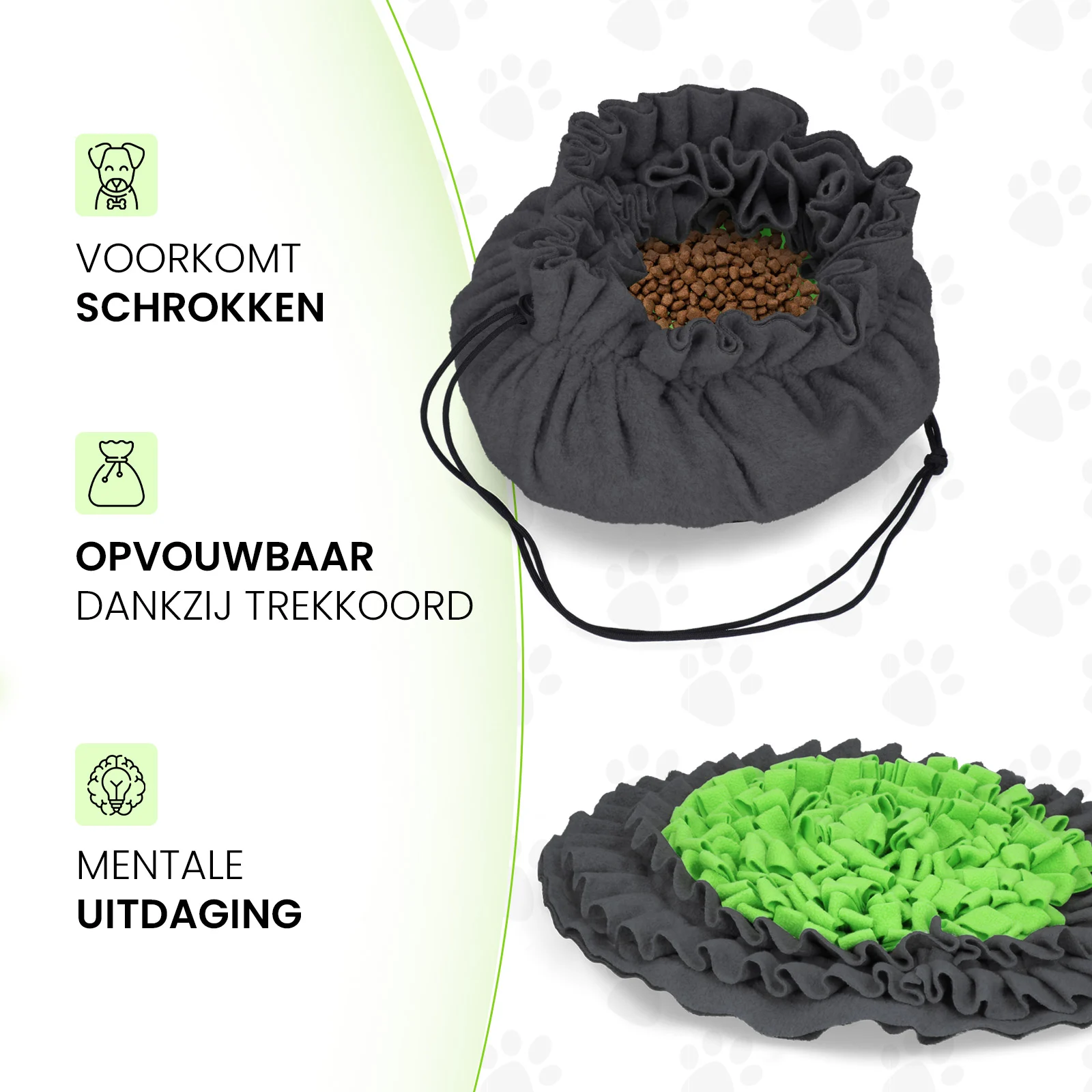 Covoraș de adulmecat cu șnur de strângere Ø 50 cm – Eat Slow Live Longer Snuffle Mat - imagine 6