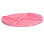 Covoraș rotund de lins cu compartimente adânci, roz, ø 21 cm – Eat Slow Live Longer Lick Mat Dimensions Circle - imagine 2