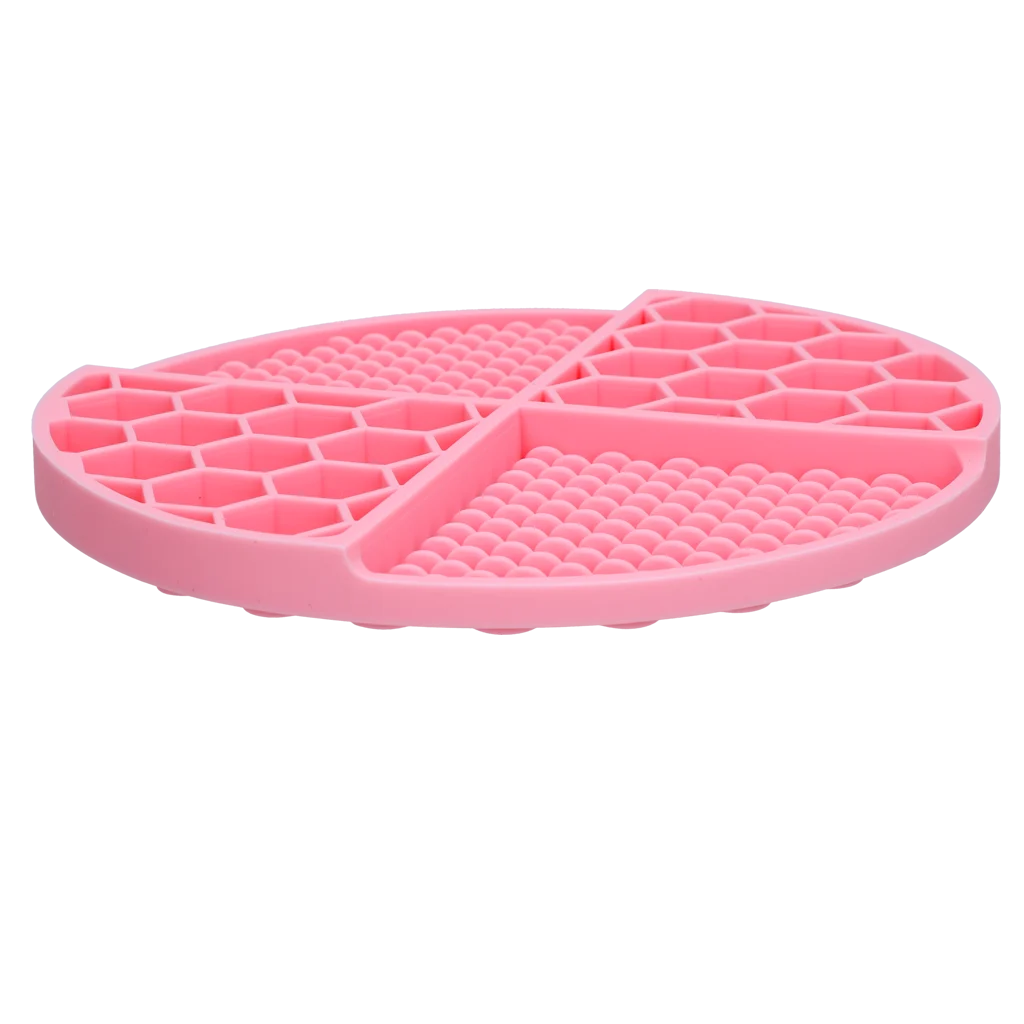Covoraș rotund de lins cu compartimente adânci, roz, ø 21 cm – Eat Slow Live Longer Lick Mat Dimensions Circle - imagine 2