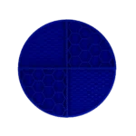 Covoraș rotund de lins cu compartimente adânci, albastru, ø 21 cm – Eat Slow Live Longer Lick Mat Dimensions Circle - imagine 2