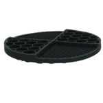 Covoraș rotund de lins cu compartimente adânci, gri, ø 21 cm – Eat Slow Live Longer Lick Mat Dimensions Circle - imagine 3