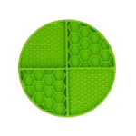 Covoraș rotund de lins cu buzunare adânci, verde, ø 21 cm – Eat Slow Live Longer Lick Mat Dimensions Circle - imagine 2