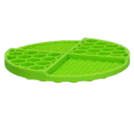 Covoraș rotund de lins cu buzunare adânci, verde, ø 21 cm – Eat Slow Live Longer Lick Mat Dimensions Circle - imagine 3