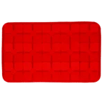 Covoraș de lins pentru câini, cu clapete în formă de floare și ventuze, 21 x 34 cm, roșu – Eat Slow Live Longer Lick Mat Dimensions Flower - imagine 2