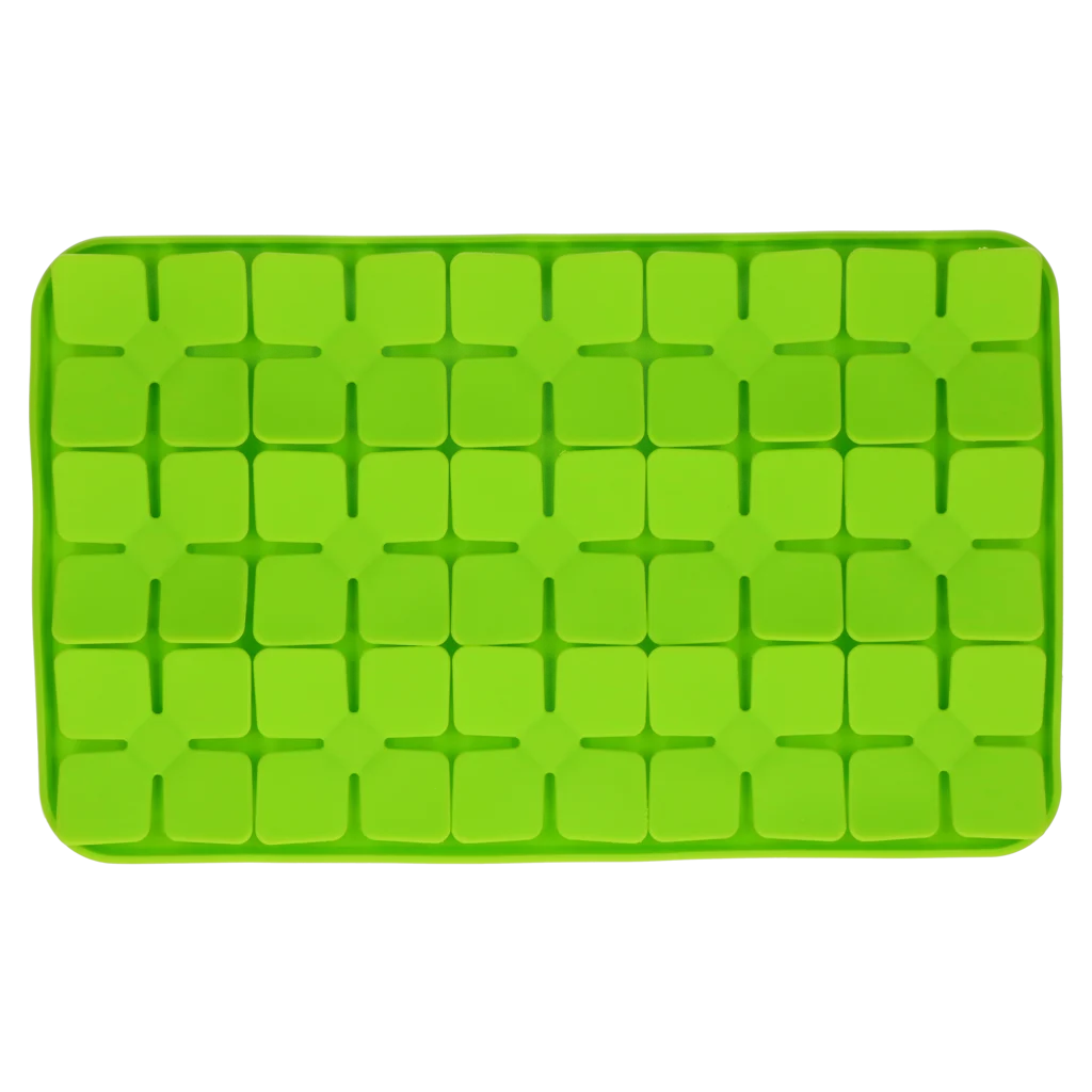 Covoraș de lins pentru câini cu petale în formă de flori și ventuze, 21 x 34 cm, verde – Eat Slow Live Longer Lick Mat Dimensions Flower - imagine 2