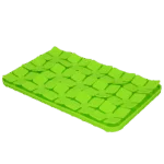 Covoraș de lins pentru câini cu petale în formă de flori și ventuze, 21 x 34 cm, verde – Eat Slow Live Longer Lick Mat Dimensions Flower - imagine 3