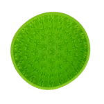 Bol antiînfulecare pentru câini cu bază rotunjită și protuberanțe, Ø 17 cm, verde – Eat Slow Live Longer Lick Mat Wobble Bowl - imagine 2