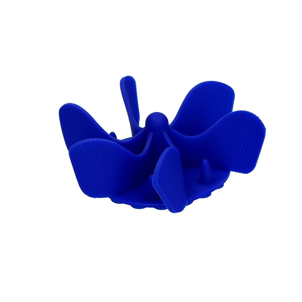 Accesoriu antiînfulecare pentru bolul câinelui, cu ventuze, albastru S, diametrul bazei 9,5 cm – Eat Slow Live Longer Gobble Stopper - imagine 3