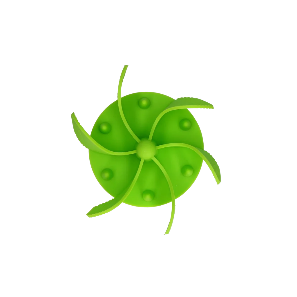 Inserție antiînfulecare pentru bolul câinelui, cu ventuze, verde S, diametru la bază 9,5 cm – Eat Slow Live Longer Gobble Stopper - imagine 2