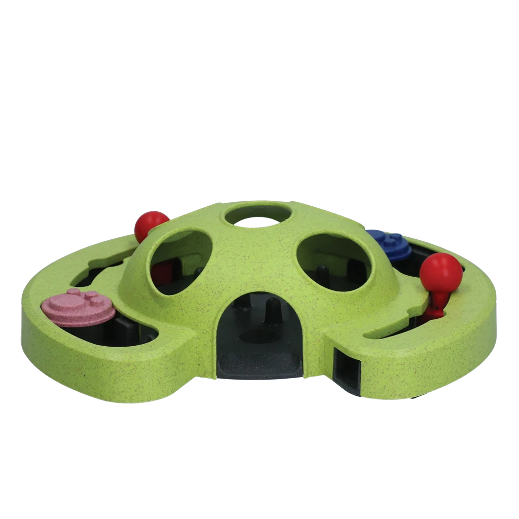 Puzzle pentru câini, pentru crochete și recompense, cu piciorușe antiderapante – Eat Slow Live Longer Puzzle Beetle - imagine 2