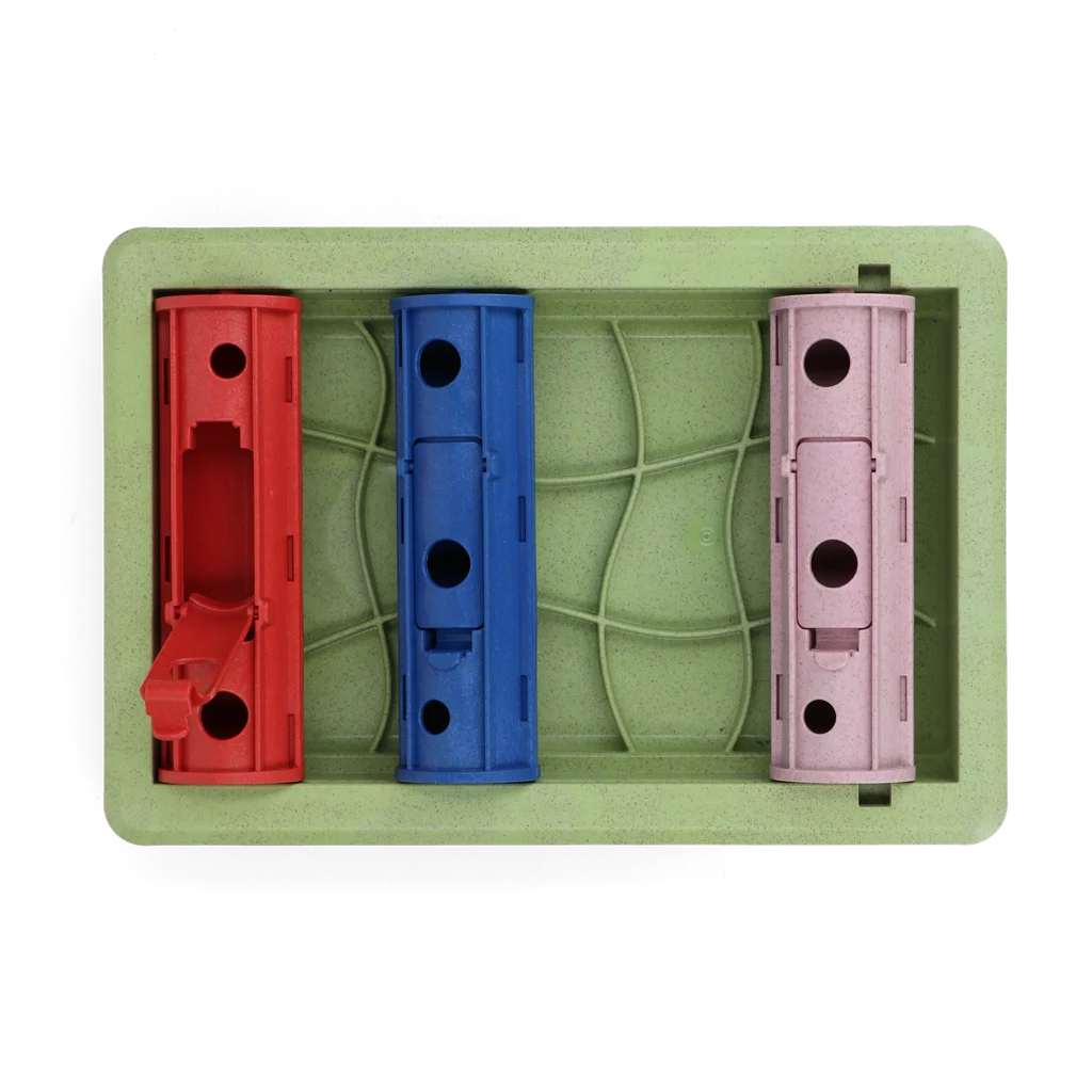 Puzzle pentru câini pentru crochete și recompense, cu piciorușe antiderapante – Eat Slow Live Longer Puzzle Roller - imagine 3