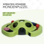 Puzzle pentru câini, pentru crochete și recompense, cu piciorușe antiderapante – Eat Slow Live Longer Puzzle Beetle - imagine 4
