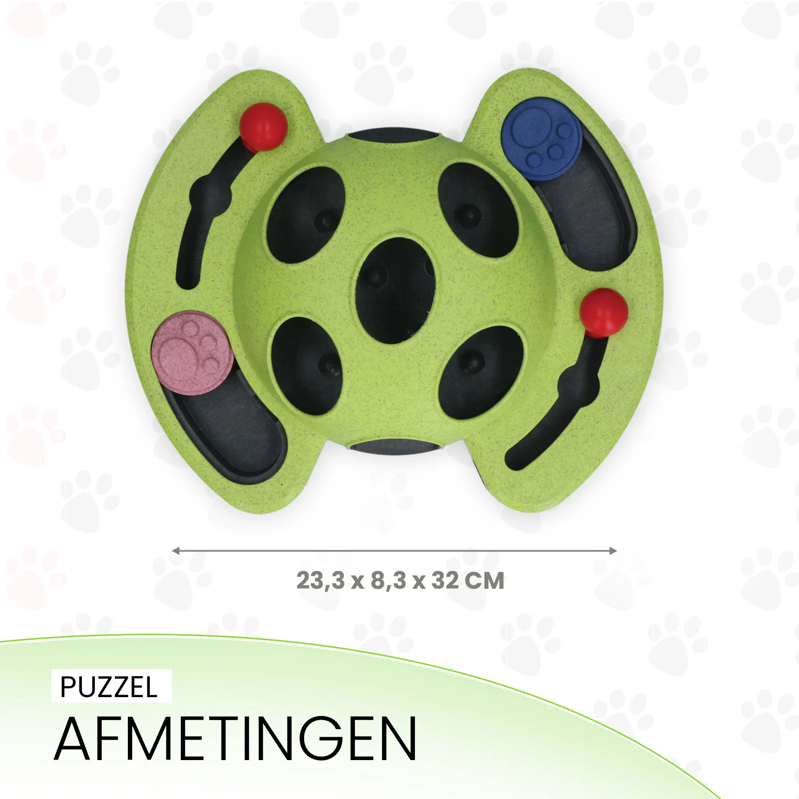 Puzzle pentru câini, pentru crochete și recompense, cu piciorușe antiderapante – Eat Slow Live Longer Puzzle Beetle - imagine 5