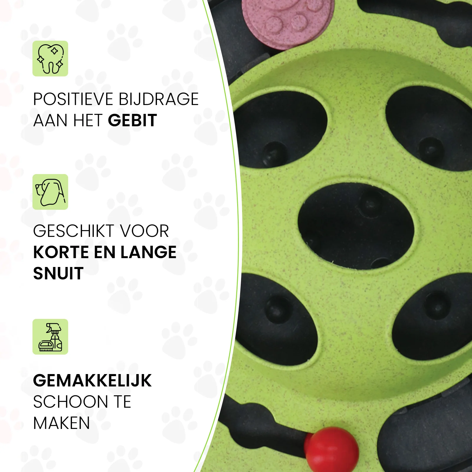 Puzzle pentru câini, pentru crochete și recompense, cu piciorușe antiderapante – Eat Slow Live Longer Puzzle Beetle - imagine 6