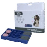 Puzzle pentru câini, pentru boabe și recompense, 13 x 19 cm – Eat Slow Live Longer Mini Puzzle Starry Night