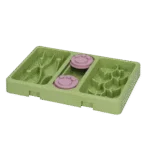 Puzzle pentru câini cu crochete și recompense, 13 x 19 cm – Eat Slow Live Longer Mini Puzzle Lush Jungle - imagine 2
